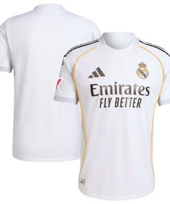 Los Merengues adidas 2025/26 Home Authentic Jersey - White/Blue