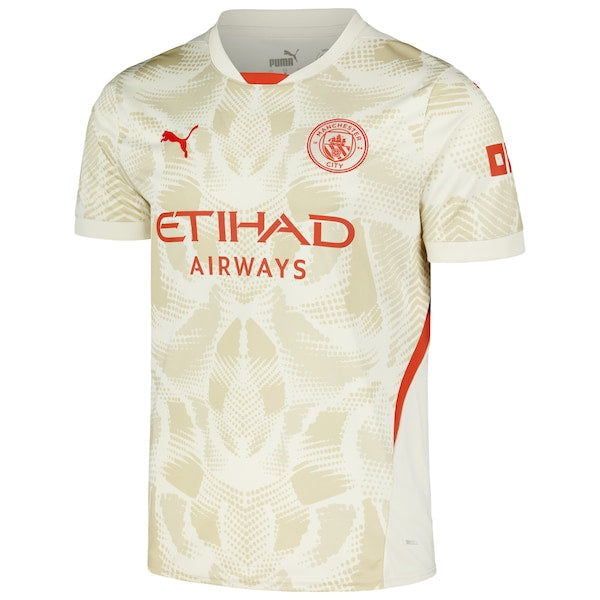 Manchester City Puma 2024/25 Replica Goalkeeper Jersey - White - Image 3