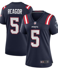 Jalen Reagor New England Patriots Nike Women's Team Game Jersey -  Navy