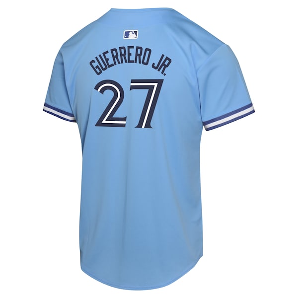 Vladimir Guerrero Jr. Toronto Blue Jays Nike Youth Alternate Player Game Jersey - Powder Blue - Image 3