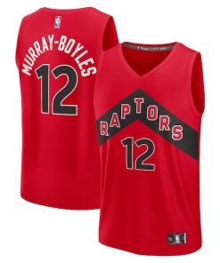 Collin Murray-Boyles Toronto Raptors  Youth 2025 NBA Draft First Round Pick Fast Break Replica Jersey - Icon Edition - Red