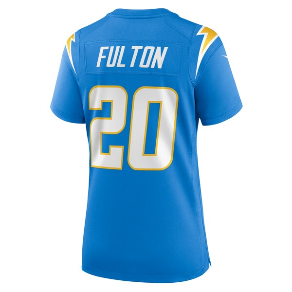 Kristian Fulton Los Angeles Chargers Nike Women's Team Game Jersey - Powder Blue - Image 3