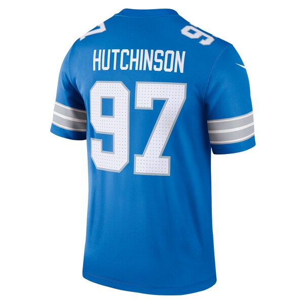 Aidan Hutchinson Detroit Lions Nike Legend Jersey - Blue - Image 4