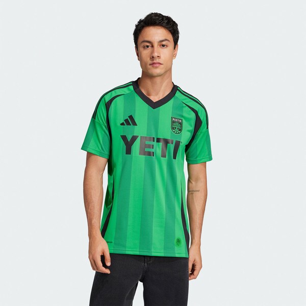 Austin FC adidas 2025 The Heartbeat Kit Replica Jersey - Green - Image 4