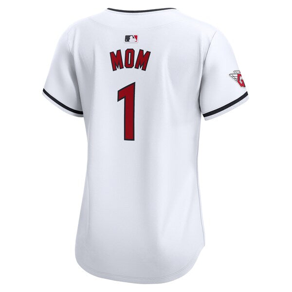 Cleveland Guardians Nike Women's #1 Mom Home Limited Jersey - White - Image 3