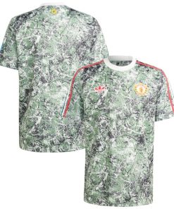 Manchester United x Stone Roses adidas Originals 2023/24 Icon Jersey - Green