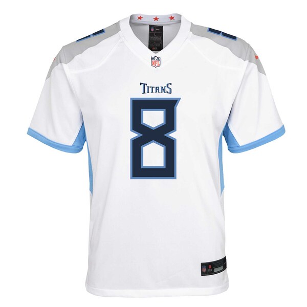 Will Levis Tennessee Titans Nike Youth Player Game Jersey - White - Image 3