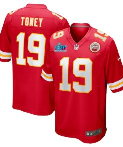 Kadarius Toney Kansas City Chiefs Nike Super Bowl LVII (2022 Season) Patch Game Jersey - Red