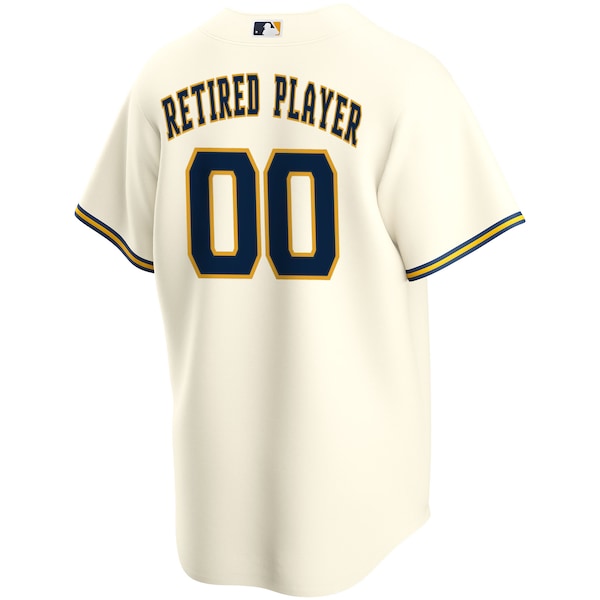 Milwaukee Brewers Nike Home Pick-A-Player Retired Roster Replica Jersey - Cream - Image 3
