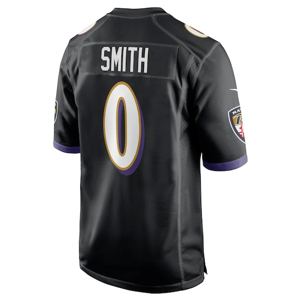 Roquan Smith Baltimore Ravens Nike Team Game Jersey - Black - Image 3