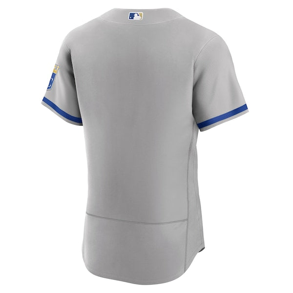 Kansas City Royals Nike 2022 Road Authentic Jersey - Gray - Image 3
