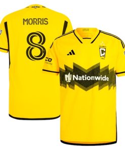 Aidan Morris Columbus Crew adidas 2024 The Home Kit Authentic Player Jersey - Yellow