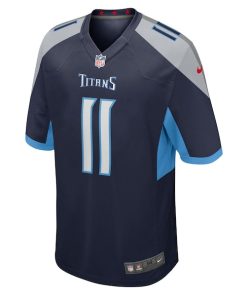 Alternative view of Chris Moore Tennessee Titans Nike  Game Jersey -  Navy
