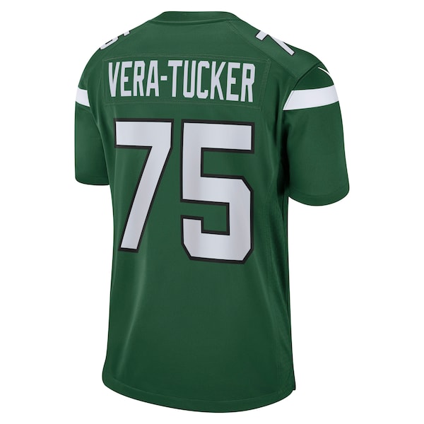 Alijah Vera-Tucker New York Jets Nike Game Player Jersey - Gotham Green/White - Image 5