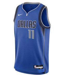 Alternative view of Kyrie Irving Dallas Mavericks Nike Youth Swingman Jersey - Icon Edition - Blue