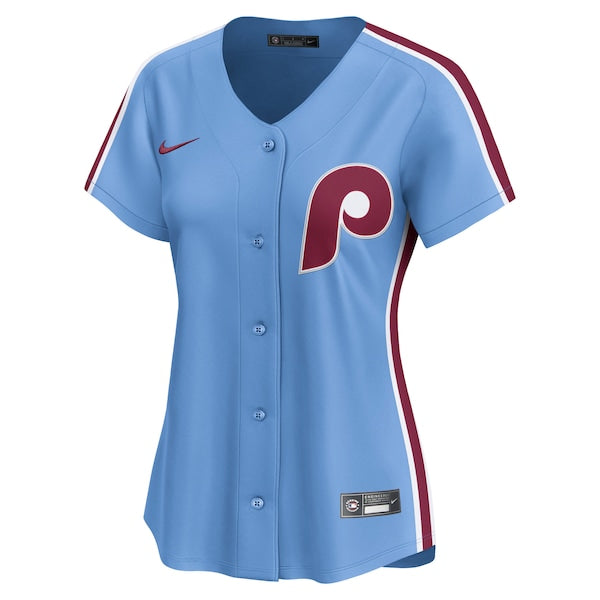 Philadelphia Phillies Nike Women's Alternate Limited Jersey - Light Blue/White - Image 3