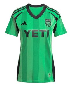 Alternative view of Osman Bukari Austin FC adidas Youth 2025 The Heartbeat Kit Replica Player Jersey - Green