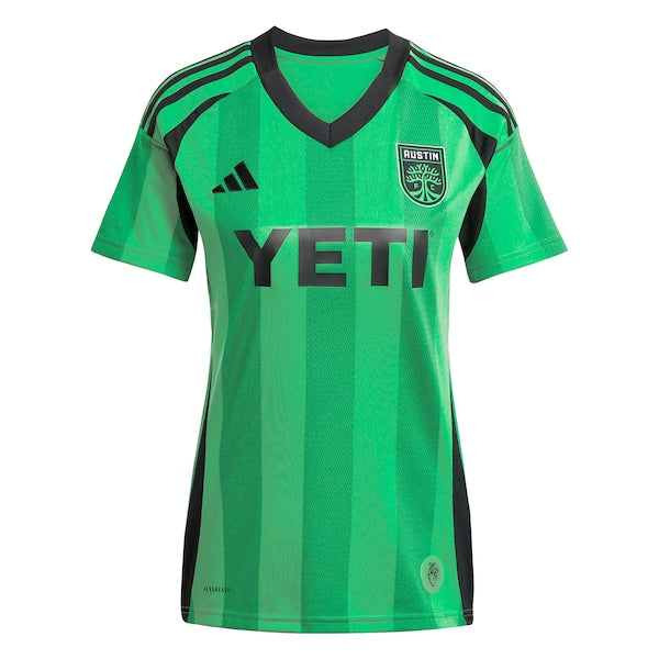 Daniel Pereira Austin FC adidas Youth 2025 The Heartbeat Kit Replica Player Jersey - Green - Image 2