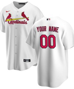 St. Louis Cardinals Nike Home Replica Custom Jersey - White