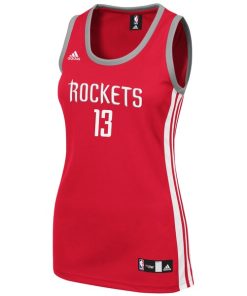 Alternative view of James Harden Houston Rockets adidas Women's Replica Jersey - Red