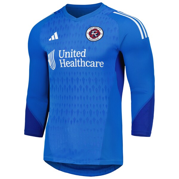 New England Revolution adidas 2024 Goalkeeper Long Sleeve Replica Jersey - Blue - Image 2