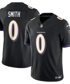 Roquan Smith Baltimore Ravens Nike Alternate Vapor F.U.S.E. Limited Jersey - Black/Purple