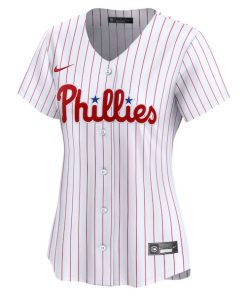Alternative view of Philadelphia Phillies Nike Women's Home Limited Jersey - White
