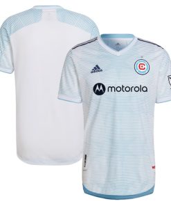 Chicago Fire adidas 2022 Lakefront Kit Authentic Blank Jersey - White