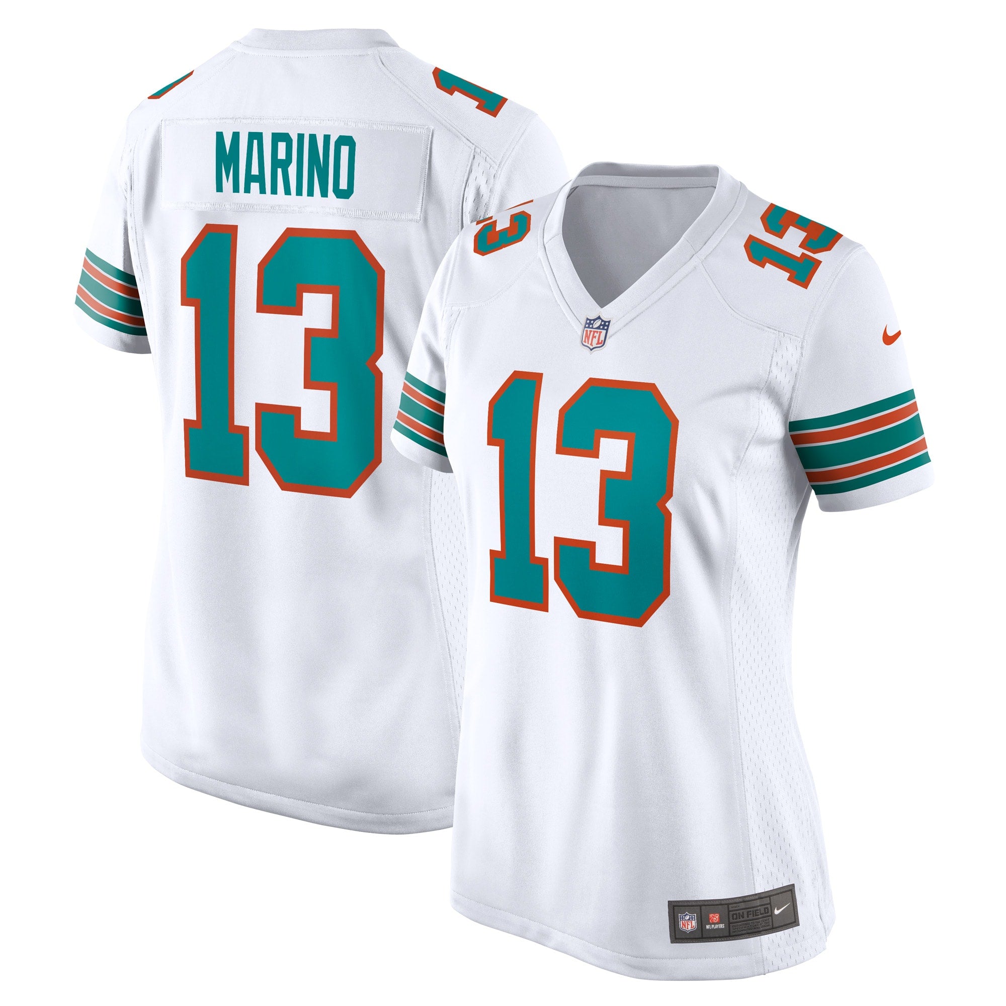 Dan Marino Miami Dolphins Nike Women's Game Retired Player Jersey - Aqua/White - Image 5