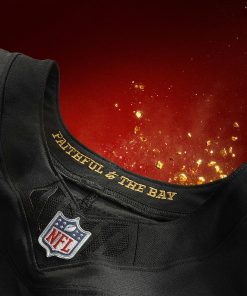 Alternative view of San Francisco 49ers Nike 2025 RIVALRIES Colleciton Custom Vapor F.U.S.E. Limited Jersey - Black