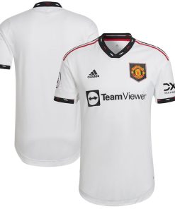 Manchester United adidas 2022/23 Away Blank Authentic Jersey - White