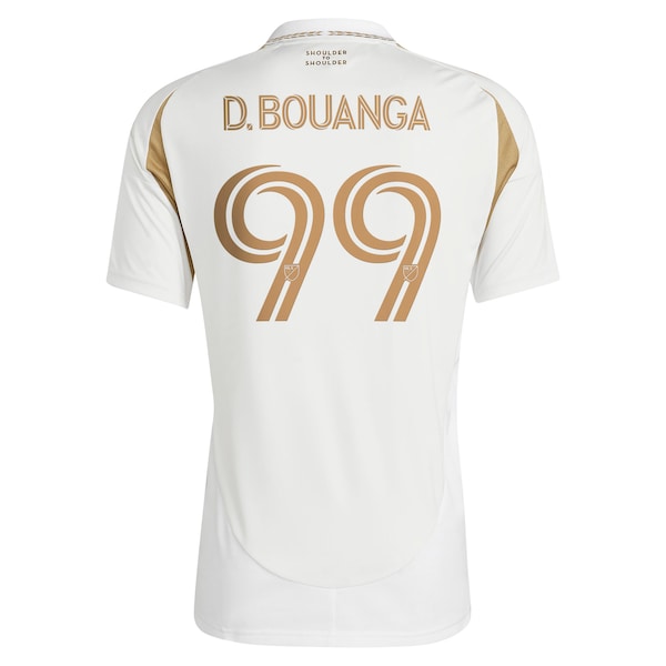 Denis Bouanga LAFC adidas 2025 Secondary Replica Player Jersey - White - Image 3