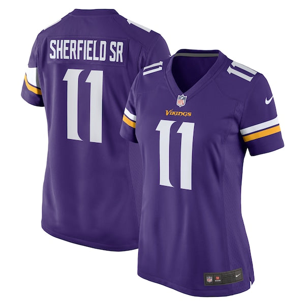 Trent Sherfield Sr. Minnesota Vikings Nike Women's Game Jersey - Purple