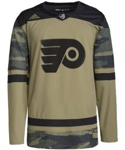 Alternative view of Philadelphia Flyers adidas Military Appreciation Team Authentic Practice Jersey - Camo