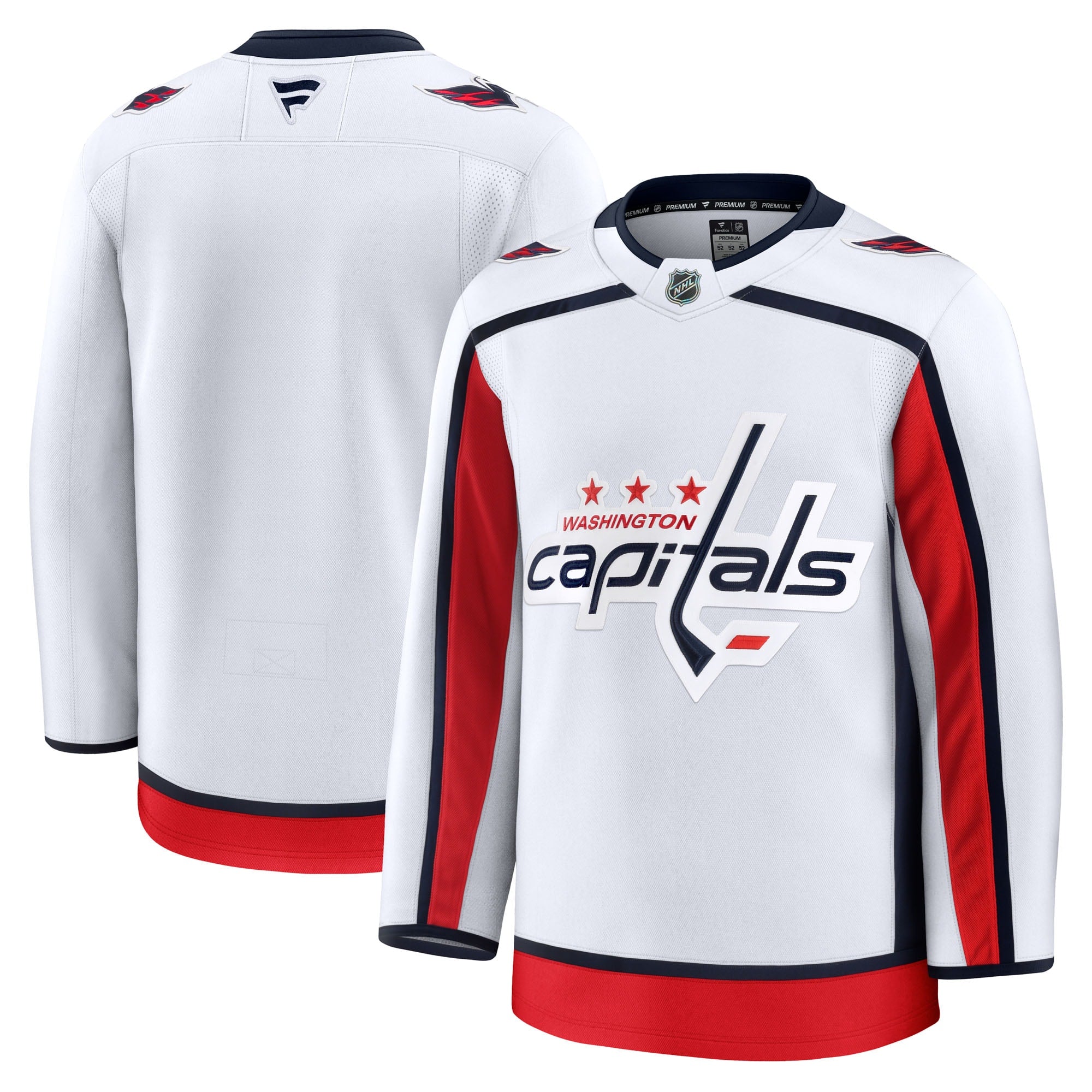 Washington Capitals Home Premium Jersey - Red/Black/White - Image 9