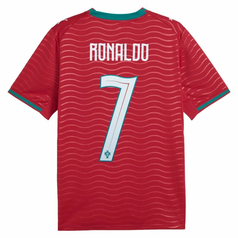 Cristiano Ronaldo Portugal National Team Puma 2026 Youth Home Replica Jersey - Red - Image 3