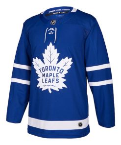 Alternative view of Toronto Maple Leafs adidas Home Authentic Blank Jersey - Blue