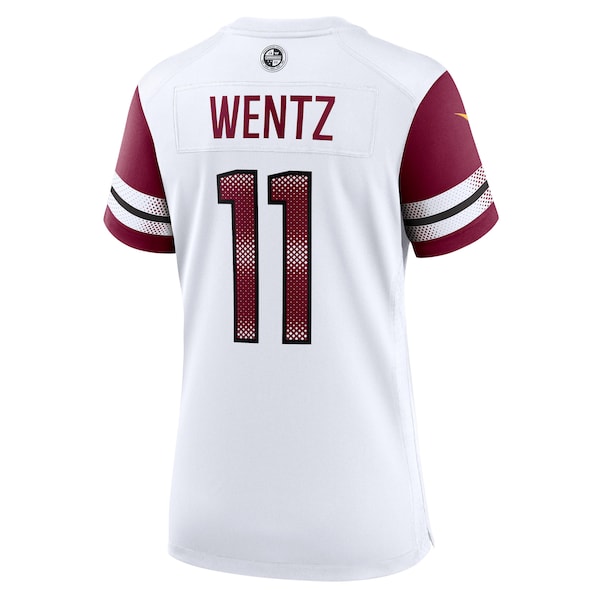 Carson Wentz Washington Commanders Nike Women's Game Jersey - White/Black/Burgundy - Image 4