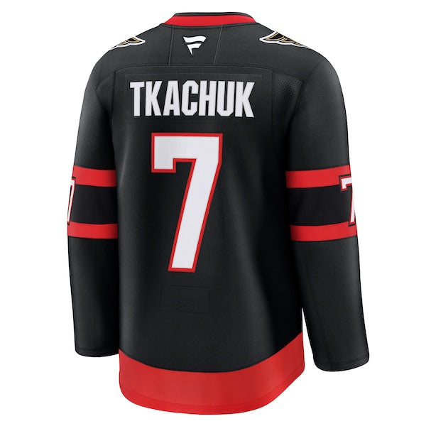 Brady Tkachuk Ottawa Senators Home Premium Jersey - Black - Image 3