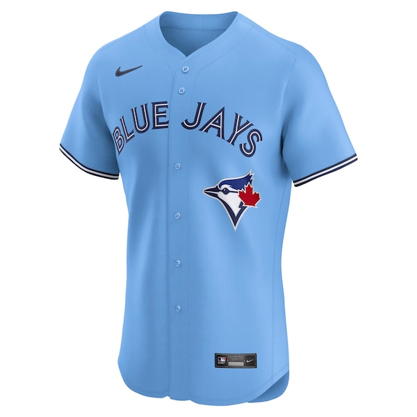 Vladimir Guerrero Jr. Toronto Blue Jays Nike Alternate 2 Elite Jersey - Powder Blue/Royal/White - Image 3