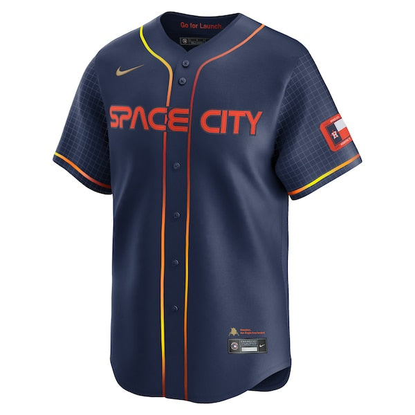 Alex Bregman Houston Astros Nike City Connect Limited Player Jersey - Navy - Image 2