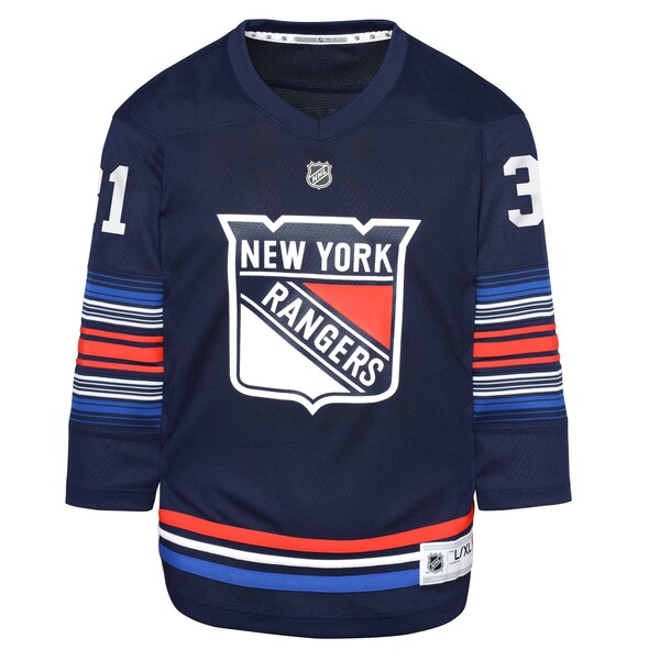 Igor Shesterkin New York Rangers Youth Alternate Replica Player Jersey - Navy - Image 2