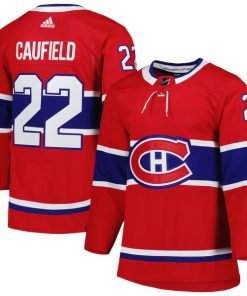Cole Caufield Montreal Canadiens adidas Home Primegreen Authentic Player Jersey - Red