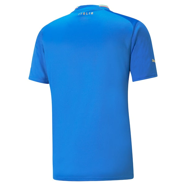 Italy National Team Puma 2022/23 Home Replica Blank Jersey - Blue - Image 3
