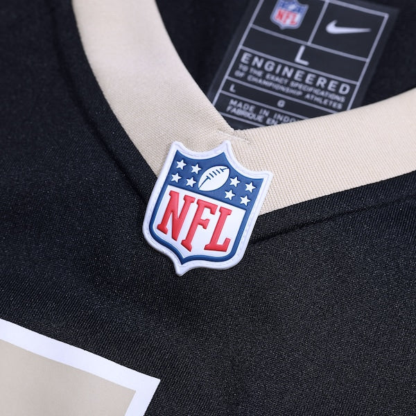 Lucas Patrick New Orleans Saints Nike Game Jersey - Black - Image 5