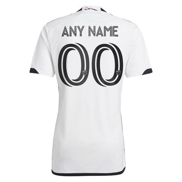 D.C. United adidas 2024 The Cherry Blossom Kit Replica Custom Jersey - White - Image 3