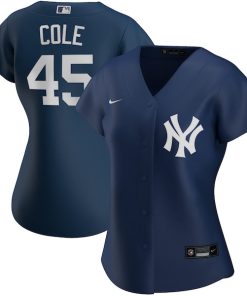 Gerrit Cole New York Yankees Nike Women's Alternate Replica Player Jersey - Navy/White