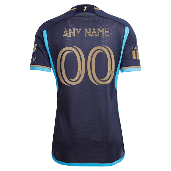 Philadelphia Union adidas 2024 Primary Authentic Custom Jersey - Navy - Image 3