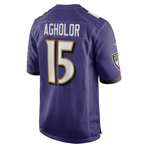 Nelson Agholor Baltimore Ravens Nike Game Jersey - Purple - Image 3
