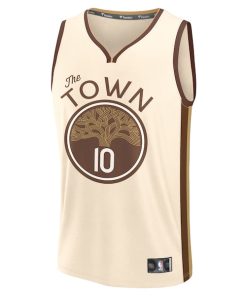 Alternative view of Jimmy Butler III Golden State Warriors  Youth 2025/26 City Edition Fast Break Jersey - Tan